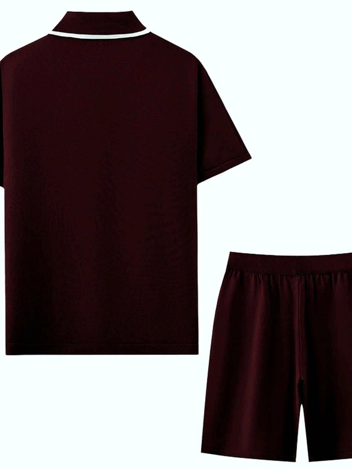 Men's Lyocell Cotton Casual Bermuda Shorts Elastic Waist Summer Shorts - product detail view 2