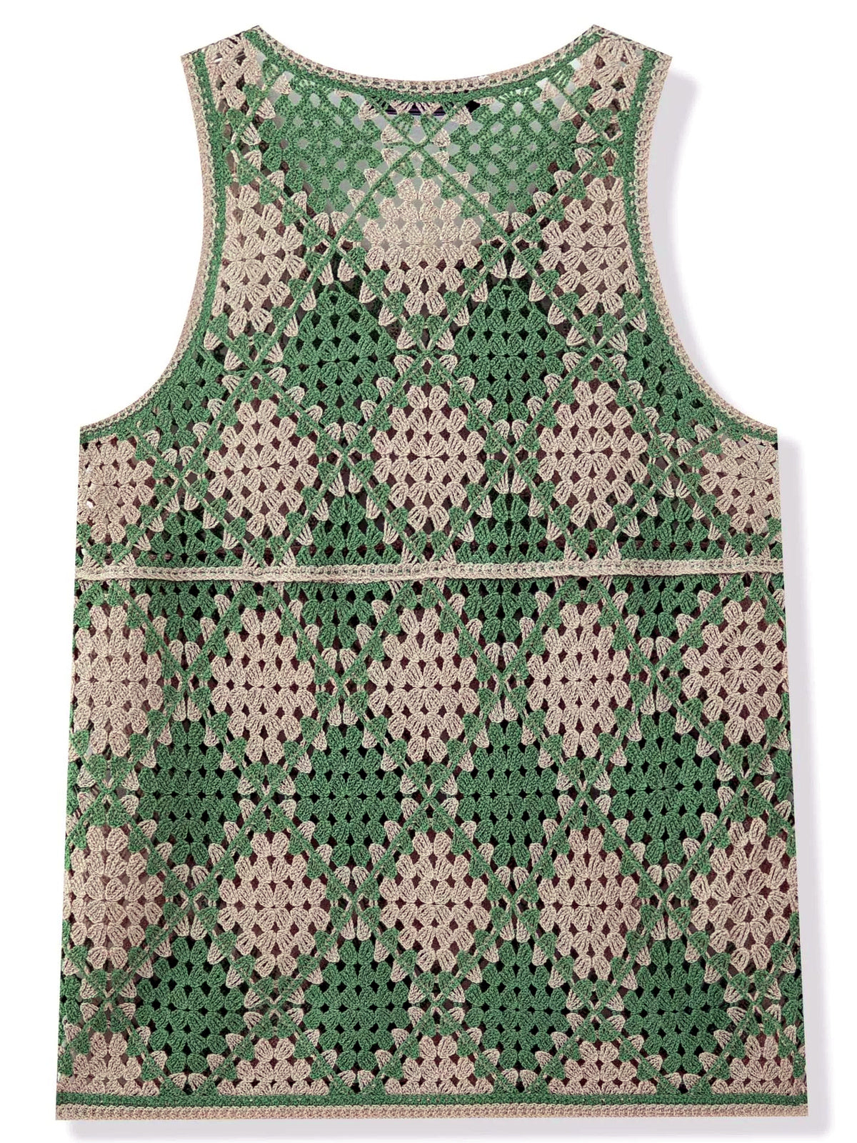 Men's Sleeveless Linen Vest Shirt Lightweight Casual Summer Top - product detail view 2