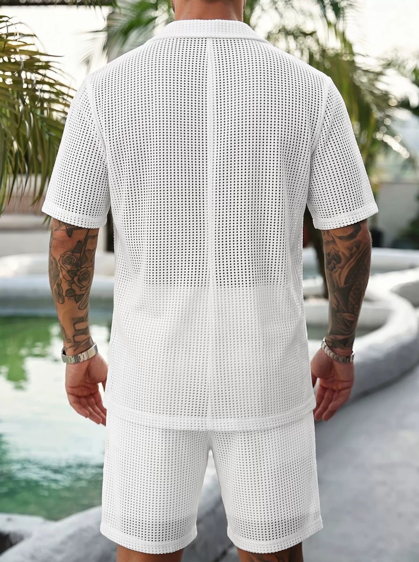 Men's Lightweight Business Blazer and Pants Set Casual Summer Suit Outfit product image