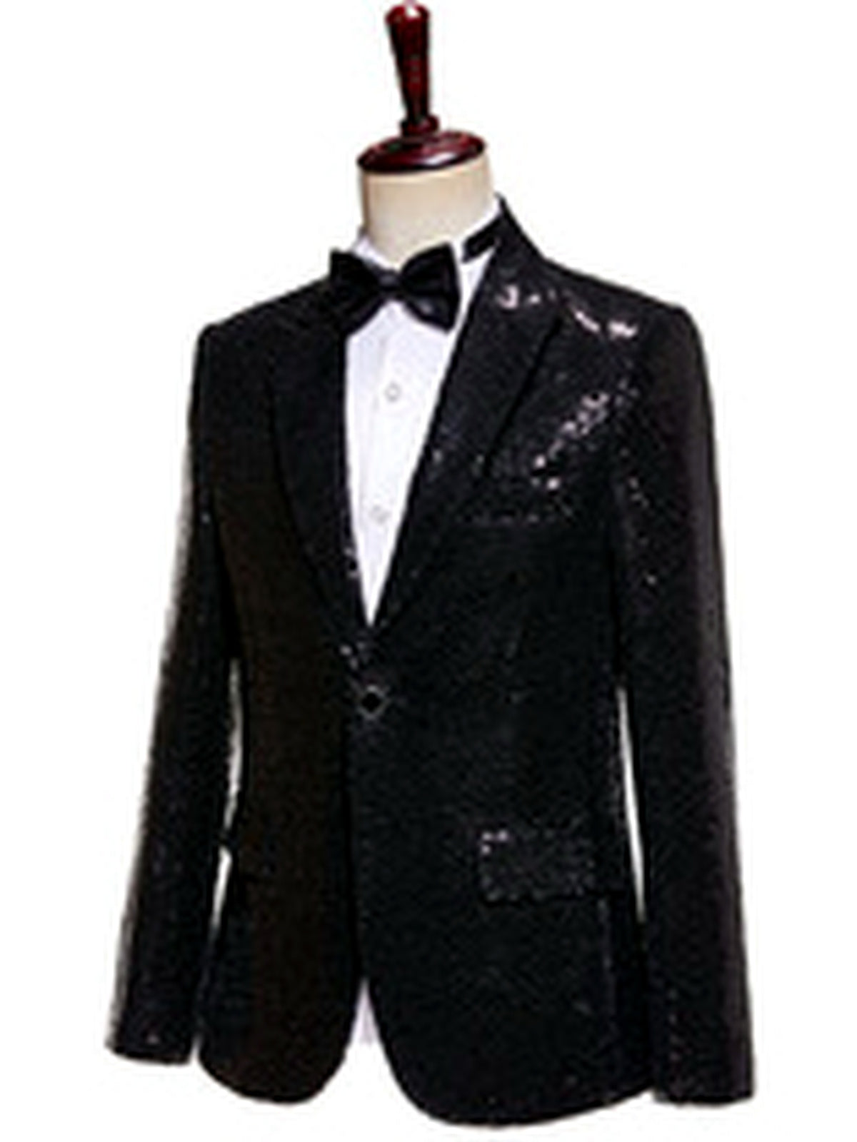 Men's Lightweight Business Blazer and Pants Set Casual Suit Outfit - product detail view 3