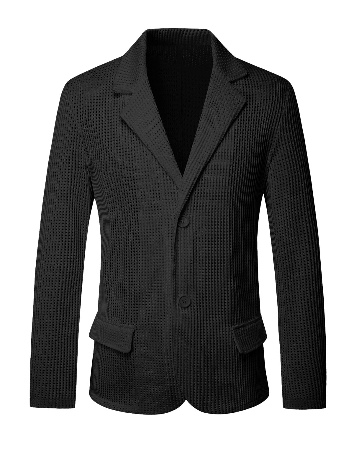 Men's Jacquard Blazer Suit Jacket One Button Party Banquet Formal Outfit
