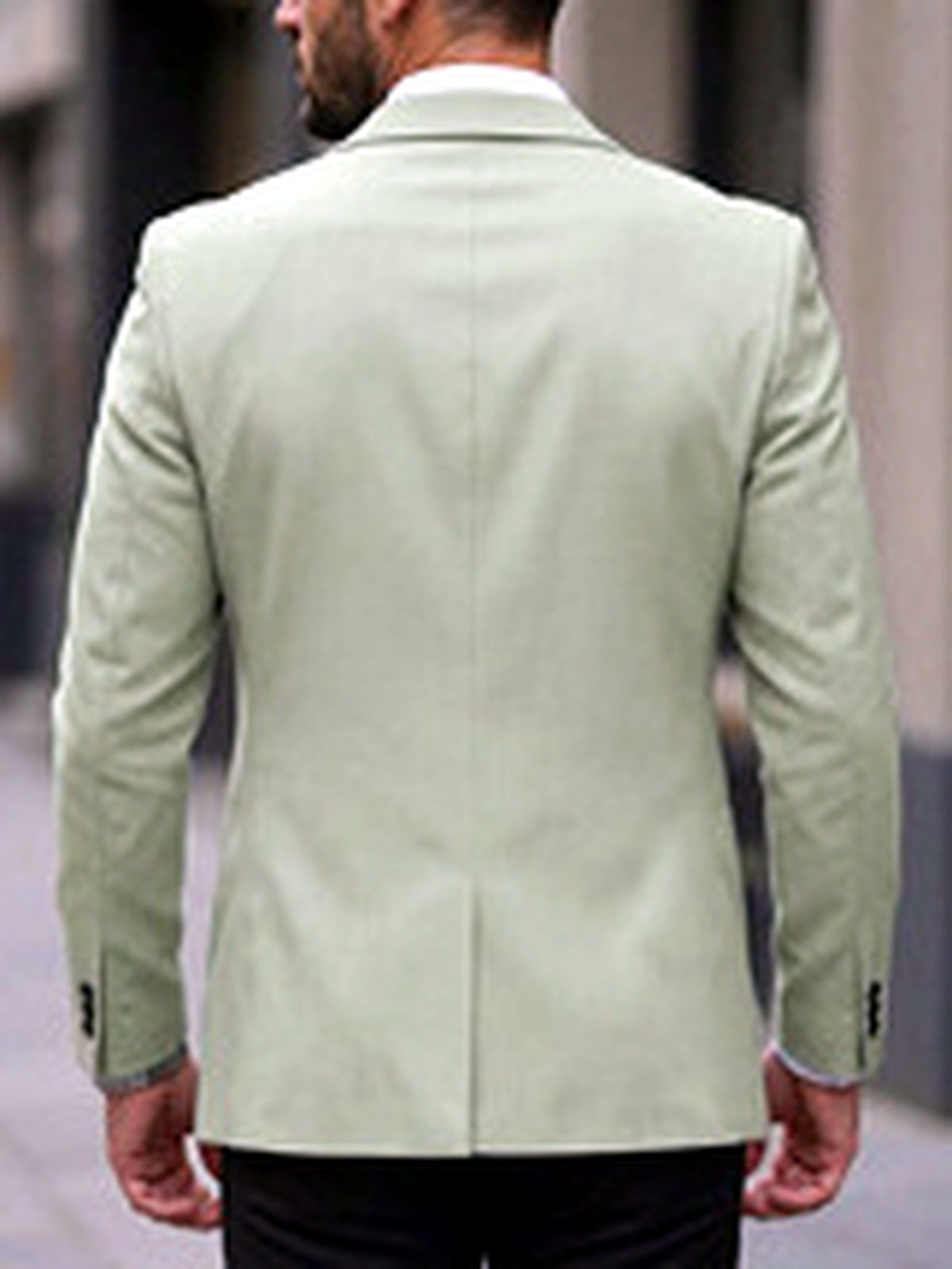 Men's Jacquard Blazer Suit Jacket One Button Party Banquet Formal Outfit - product detail view 1