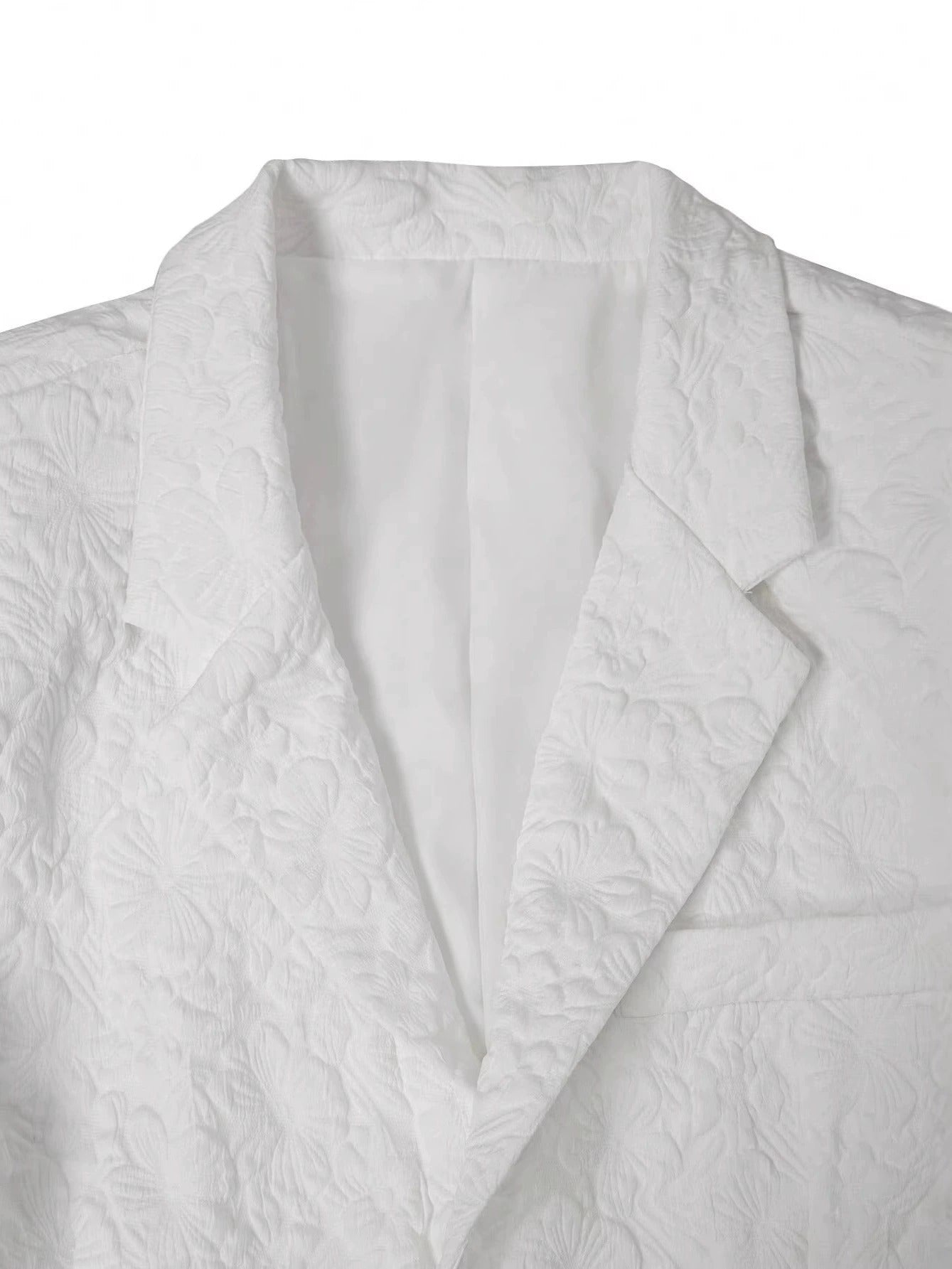 Men's Jacquard Blazer Suit Jacket One Button Party Banquet Formal Outfit product image