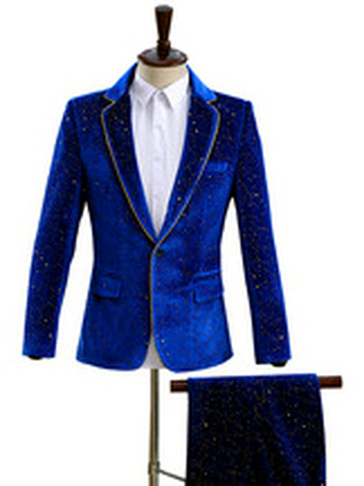 Men's Straight Fit Blazer for Everyday Smart-Casual Wear - product detail view 3