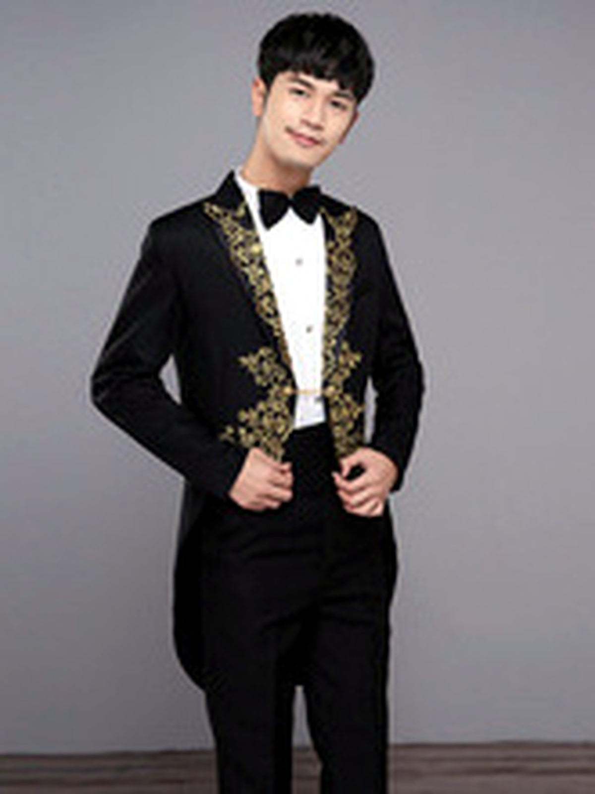 Men's Lightweight Business Blazer and Pants Set Casual Suit Outfit - product detail view 3