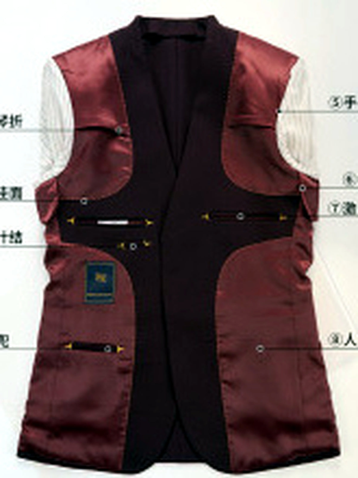 Men's Lightweight Business Blazer and Pants Set Casual Suit Outfit - product detail view 2