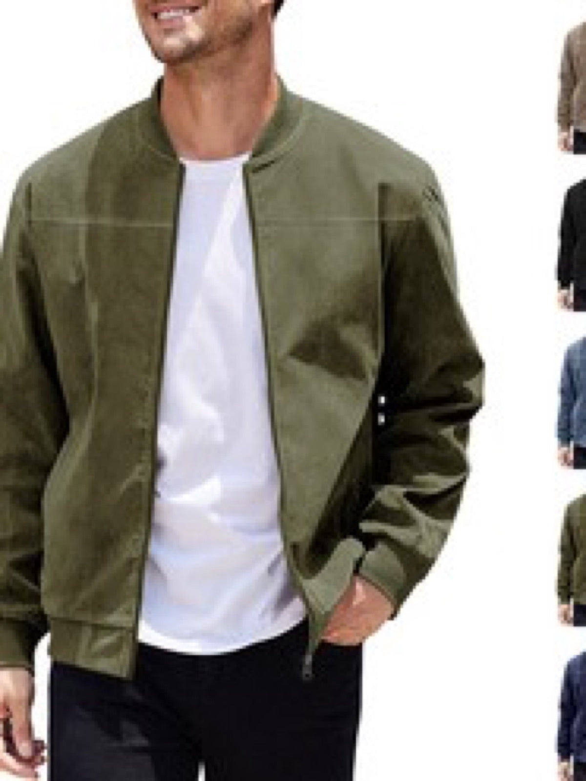 Men's Linen Blend Short Sleeve Shirt Lightweight Casual Summer Button Shirt product image