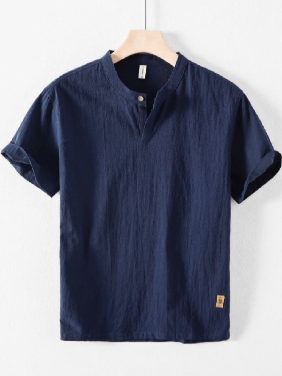 Men's Quick-Dry Henley Short Sleeve T-Shirt product image