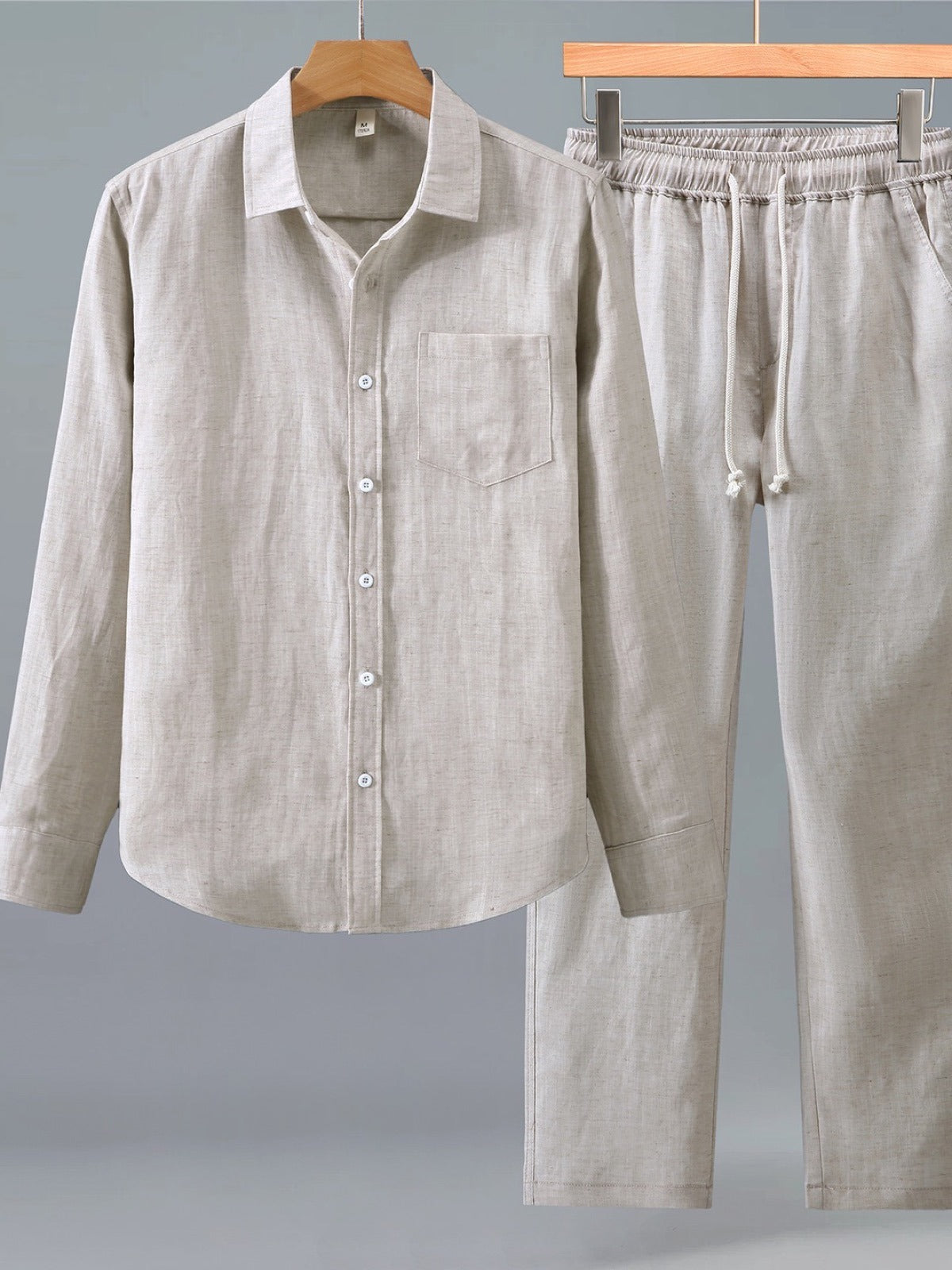 Men's Lyocell Linen Summer Two-Piece Set product image