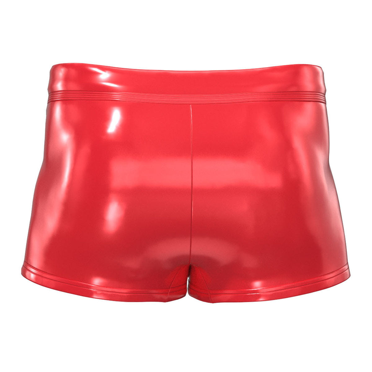 Men's PVC Patent Leather Shorts/Boxer Briefs