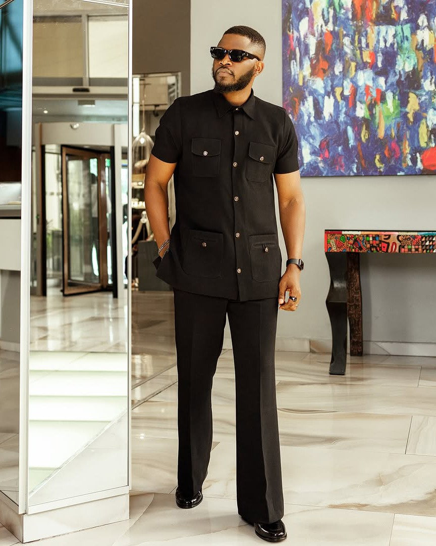 Men's Refined Solid Color Suit