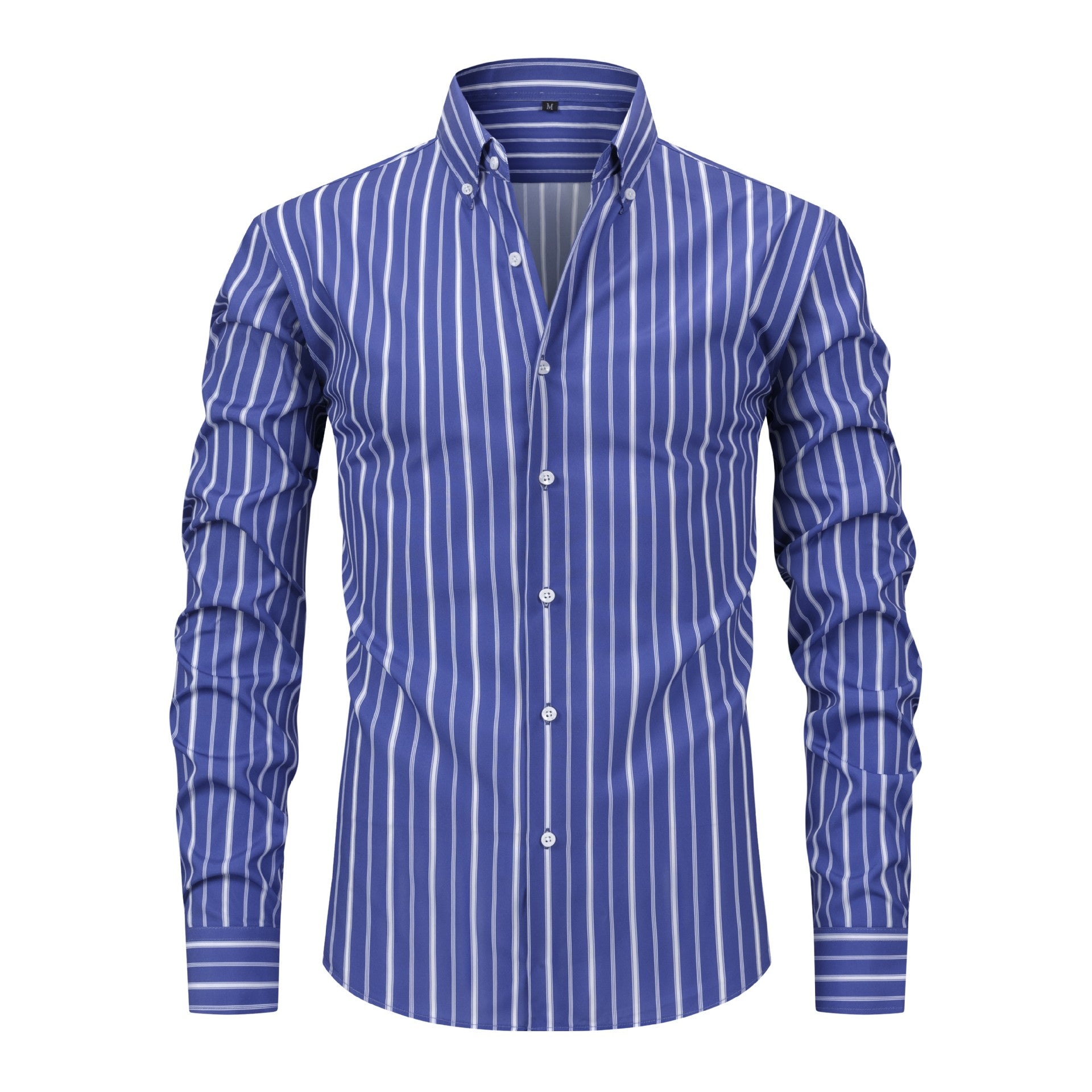 Men's Striped Printed Daily Business Long Sleeves Shirts