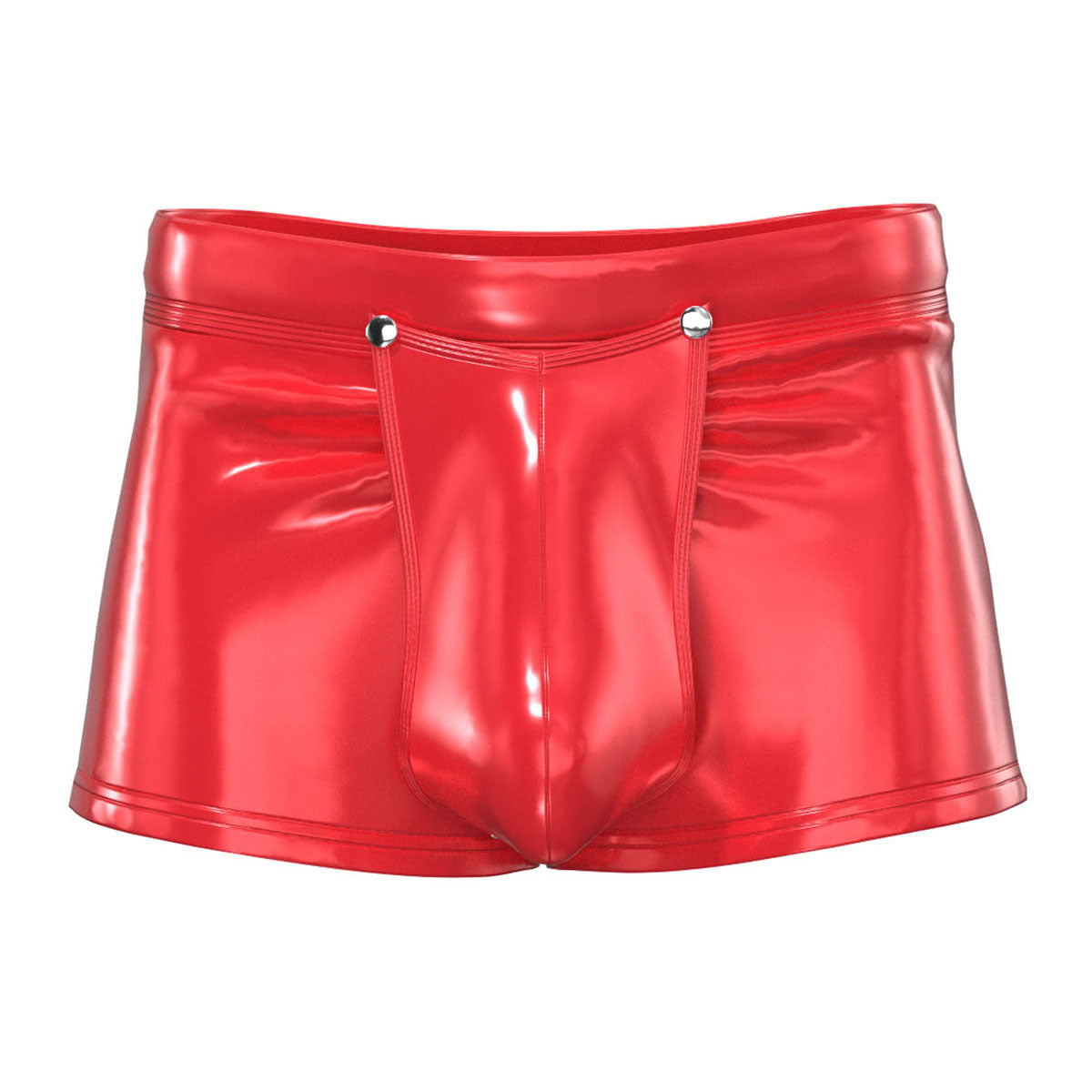 Men's PVC Patent Leather Shorts/Boxer Briefs