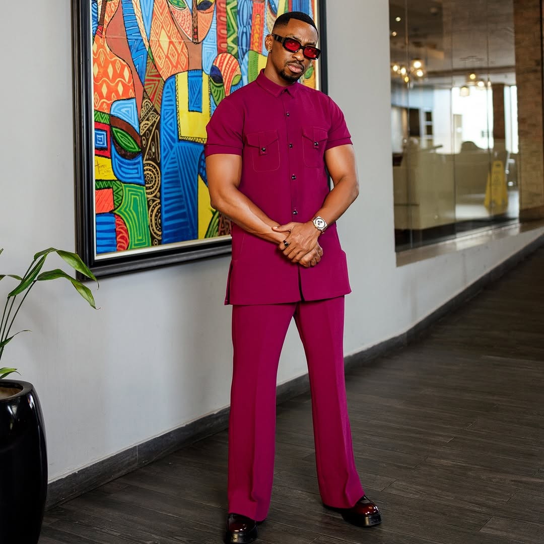 Men's Refined Solid Color Suit