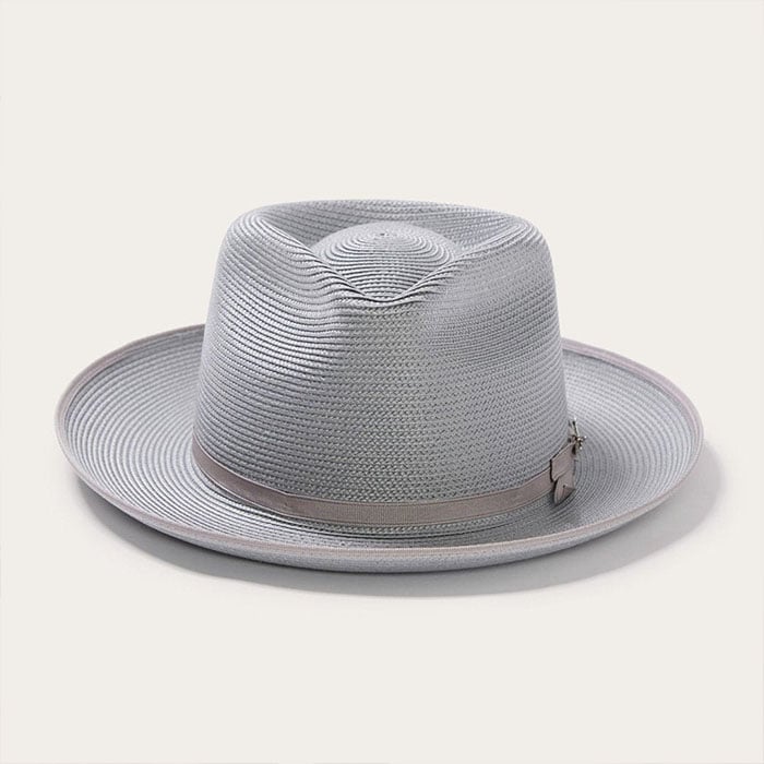 Men's Curled Bow Wide Brimmed Straw Hat
