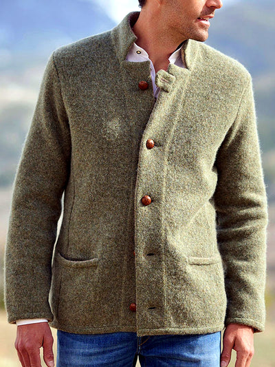 Men's Jacket Casual in Green - product view