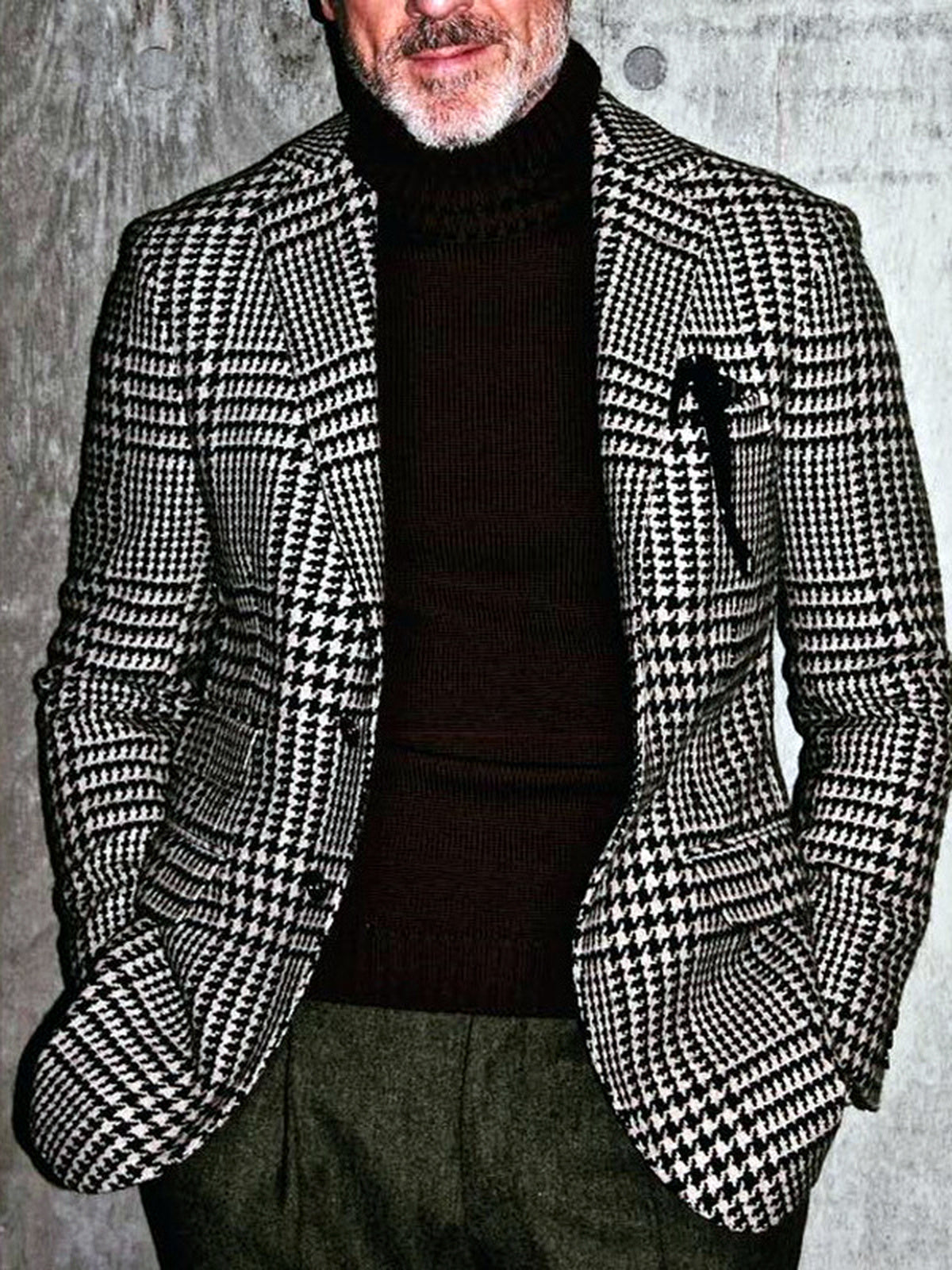 Men's Lightweight Business Blazer and Pants Set Casual Summer Suit Outfit in Black - product view
