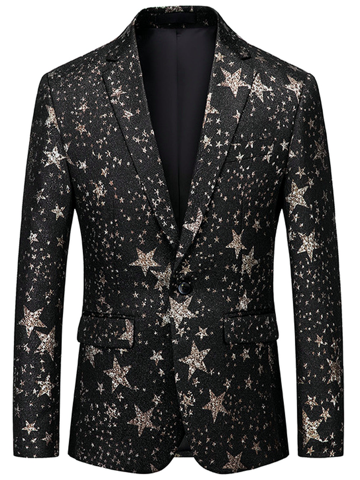 Men's Slim Fit Long Sleeve Blazer for Everyday Smart-Casual Wear in Multicolor - product view