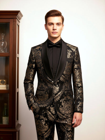 Slim Fit Blazer for Everyday Smart-Casual Wear in Black - product view