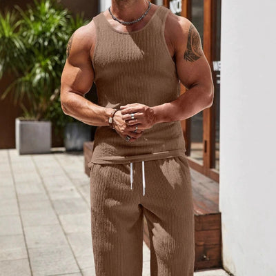 Men's Sleeveless Linen Vest Shirt Lightweight Casual Summer Top product image