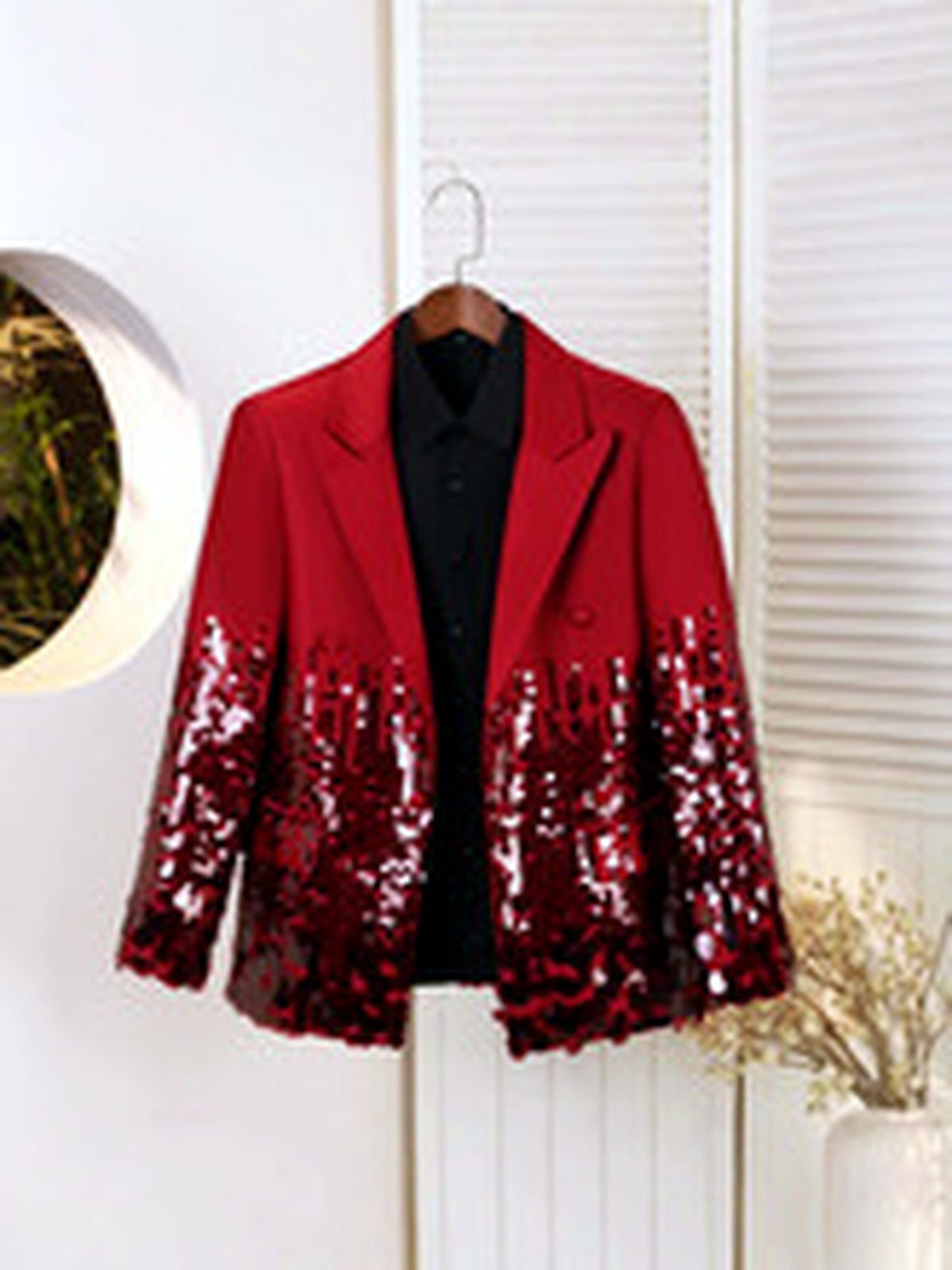 Men's Lightweight Business Blazer and Pants Set Casual Suit Outfit - product detail view 1