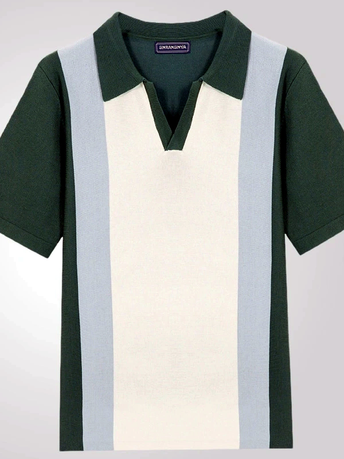 Men's Quick-Dry Henley Short Sleeve T-Shirt - product detail view 1