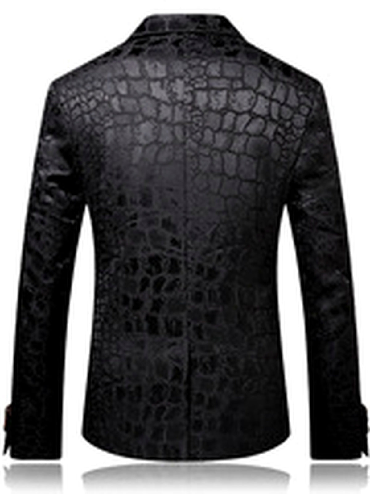 Men's Slim Fit Long Sleeve Blazer for Everyday Smart-Casual Wear - product detail view 1