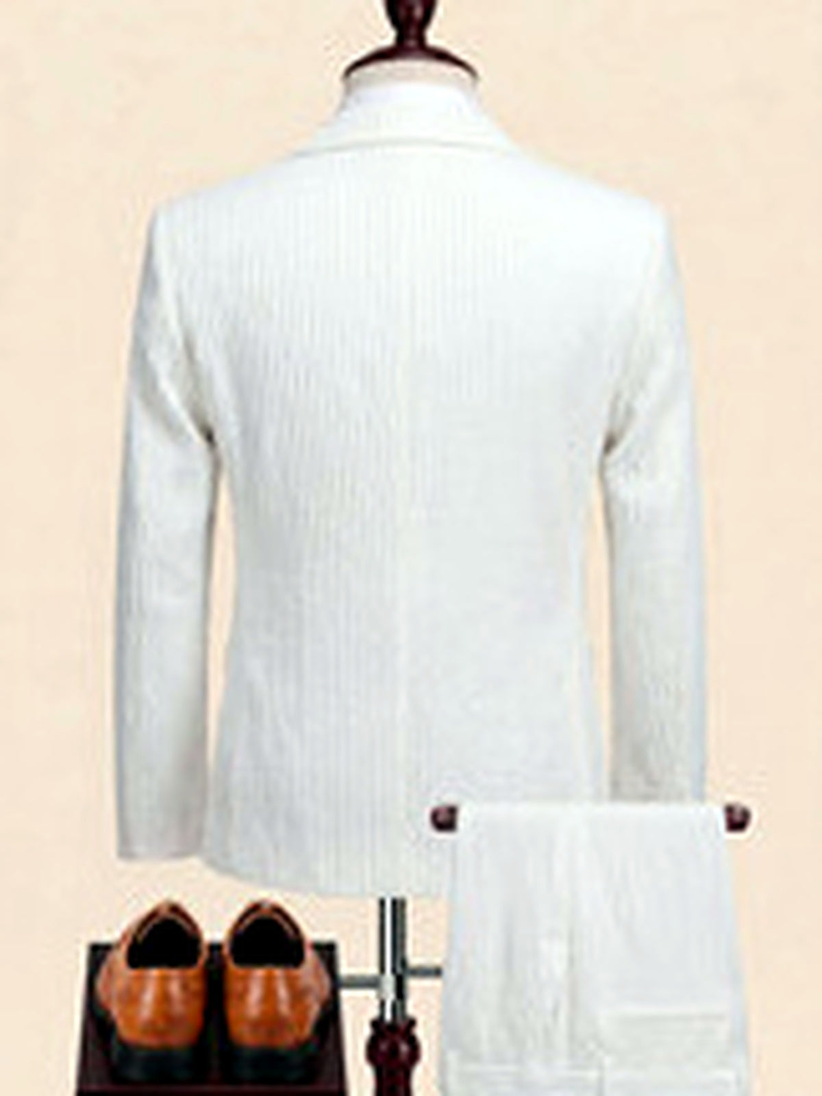 Men's Lightweight Business Blazer and Pants Set Casual Suit Outfit - product detail view 1