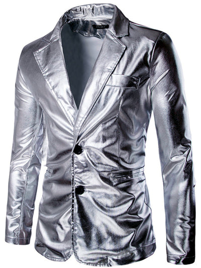 Men's Lightweight Business Blazer and Pants Set Casual Suit Outfit - product detail view 1