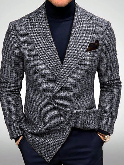 Men's Long Sleeve Blazer Casual All seasons in Gray - product view
