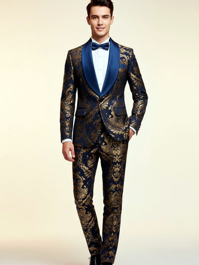 Slim Fit Blazer for Everyday Smart-Casual Wear in Blue - product view