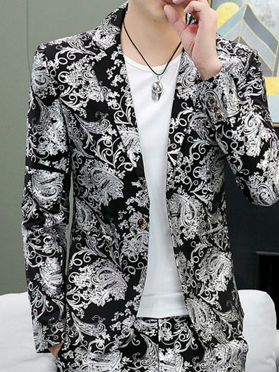 Men's Lightweight Business Blazer and Pants Set Casual Suit Outfit in 1999（） - product view
