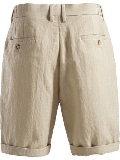 Men's Lyocell Cotton Casual Bermuda Shorts Elastic Waist Summer Shorts product image