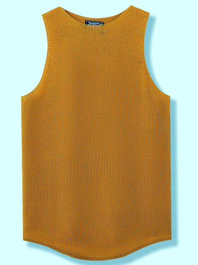 Men's Sleeveless Linen Vest Shirt Lightweight Casual Summer Top - product detail view 1
