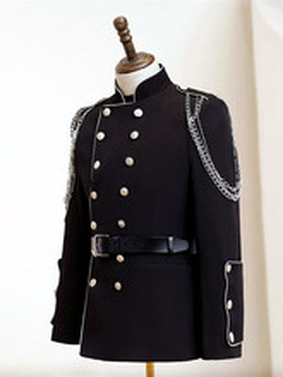 Men's Jacquard Blazer Suit Jacket One Button Party Banquet Formal Outfit - product detail view 1