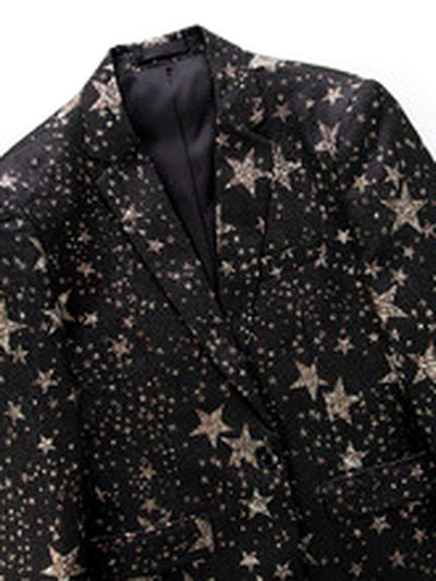 Men's Slim Fit Long Sleeve Blazer for Everyday Smart-Casual Wear - product detail view 2