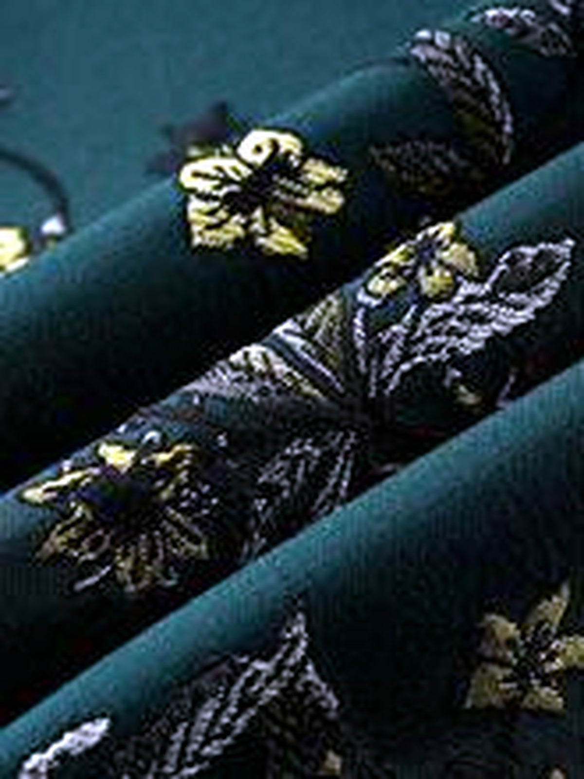 Men's Jacquard Blazer Suit Jacket One Button Party Banquet Formal Outfit - product detail view 2