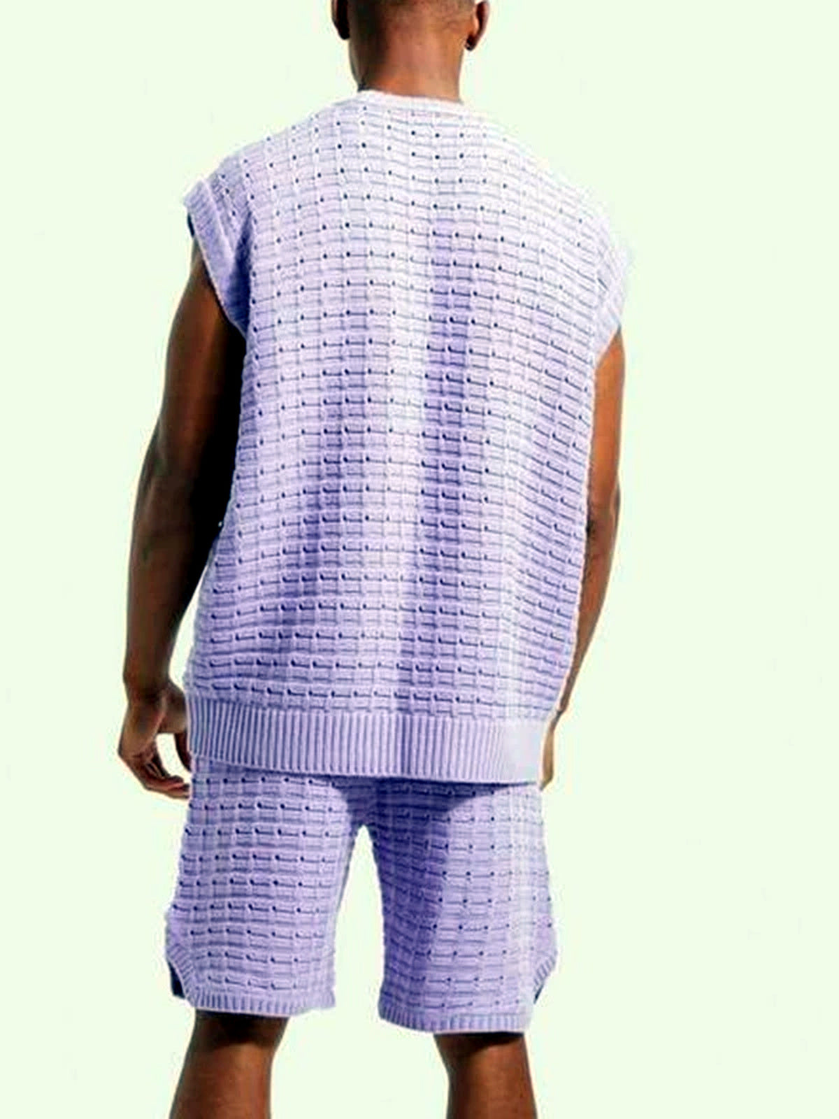 Men's Lyocell Cotton Casual Bermuda Shorts Elastic Waist Summer Shorts - product detail view 2
