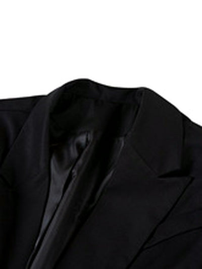Men's Lightweight Business Blazer and Pants Set Casual Suit Outfit - product detail view 2