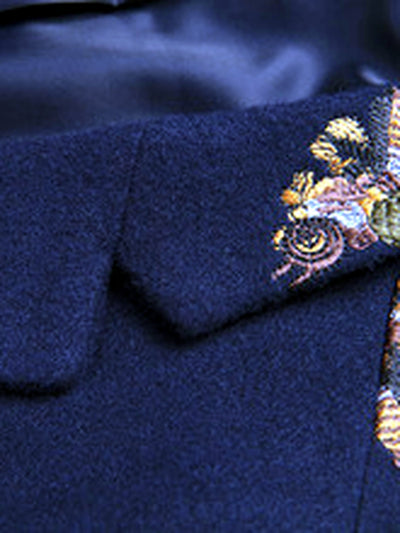 Men's Straight Fit Long Sleeve Blazer for Everyday Smart-Casual Wear - product detail view 2