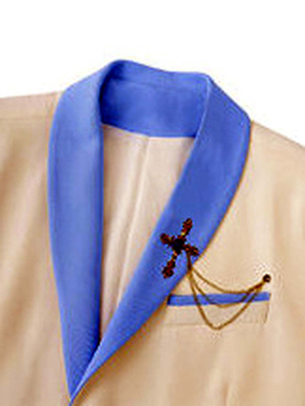 Men's Jacquard Blazer Suit Jacket One Button Party Banquet Formal Outfit - product detail view 2