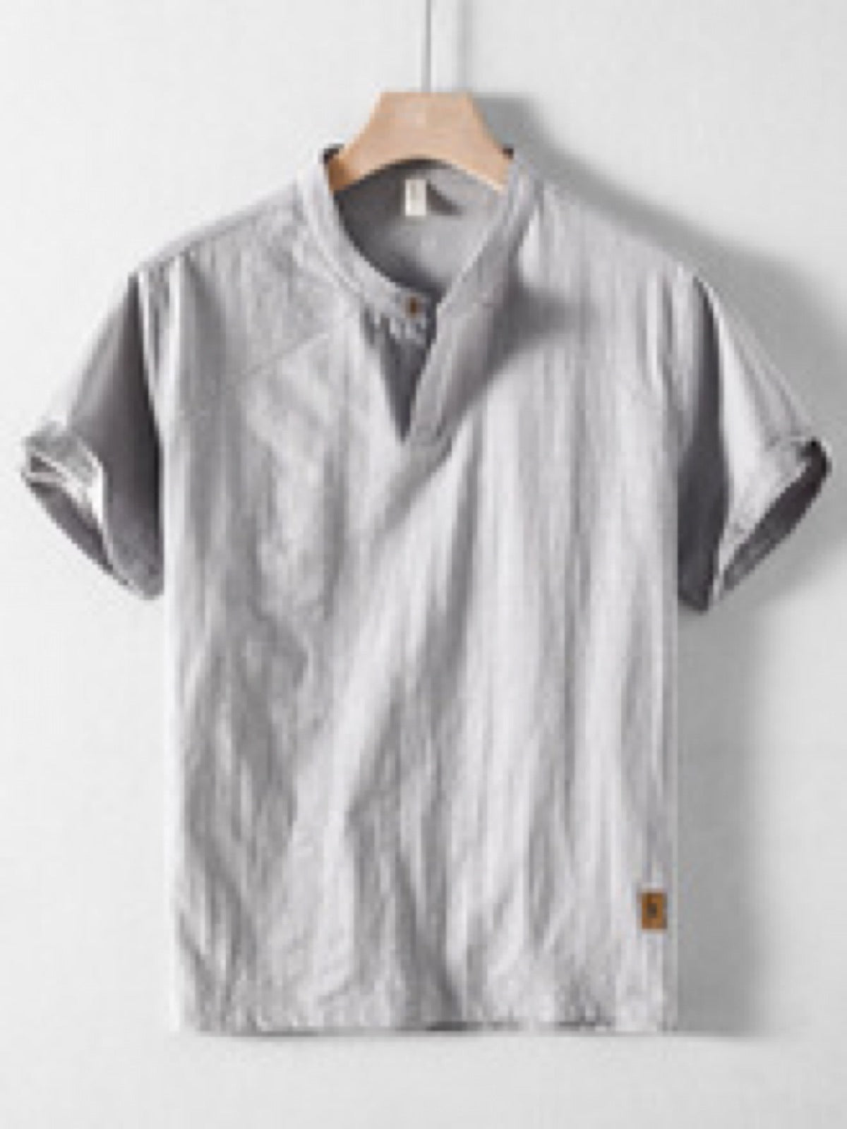 Men's Quick-Dry Henley Short Sleeve T-Shirt product image
