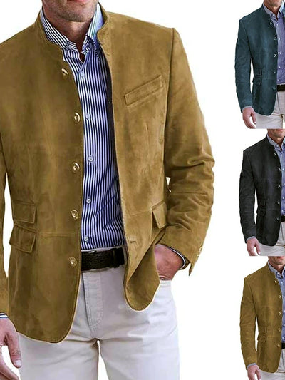 Men's Long Sleeve Blazer Casual Winter - product detail view 1