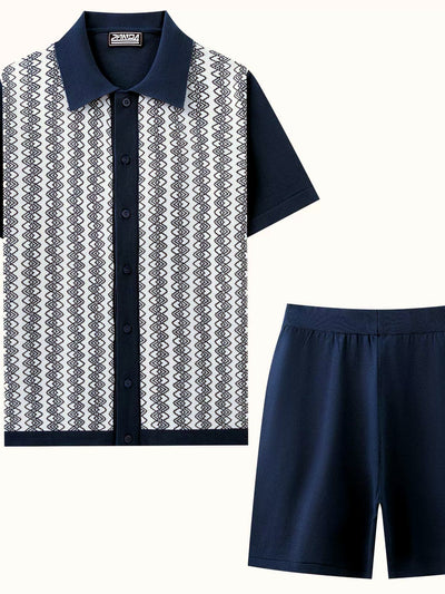 Men's Lyocell Cotton Casual Bermuda Shorts Elastic Waist Summer Shorts - product detail view 1