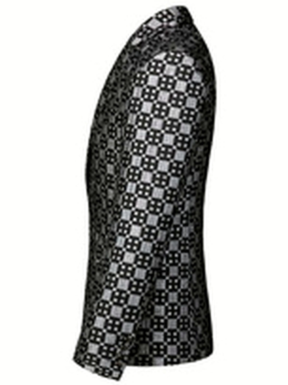 Men's Jacquard Blazer Suit Jacket One Button Party Banquet Formal Outfit - product detail view 1