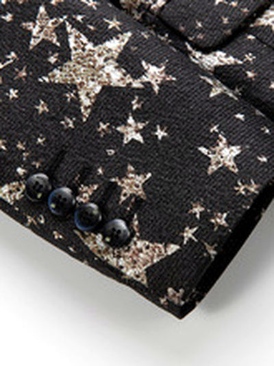 Men's Slim Fit Long Sleeve Blazer for Everyday Smart-Casual Wear - product detail view 3