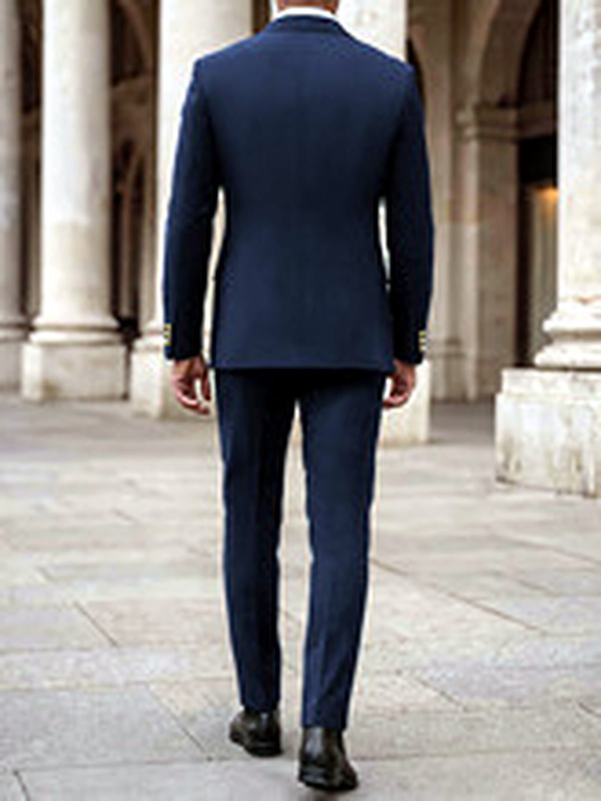 Men's Jacquard Blazer Suit Jacket One Button Party Banquet Formal Outfit - product detail view 3