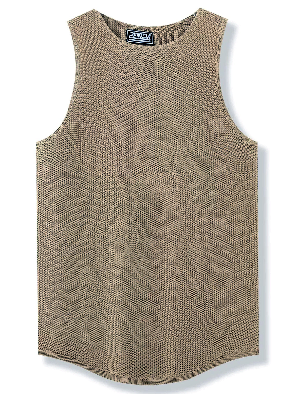 Men's Sleeveless Linen Vest Shirt Lightweight Casual Summer Top - product detail view 2