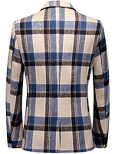 Men's Jacquard Blazer Suit Jacket One Button Party Banquet Formal Outfit - product detail view 1