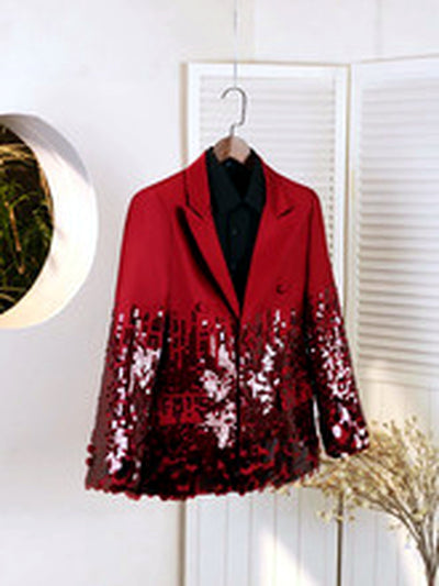 Men's Lightweight Business Blazer and Pants Set Casual Suit Outfit - product detail view 3